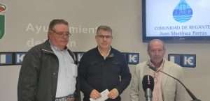 Rueda de prensa de la Comunidad de Regantes Juan Martínez Parras
