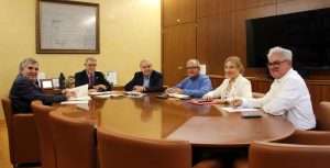 El presidente de la CHS se reúne con el Alcalde de Albatana