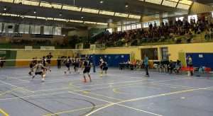 El partido tuvo lugar en el Pabellón Polideportivo Adolfo Suárez