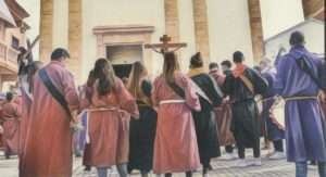 Fragmento del cartel de la Asociación Amigos del Tambor de Albatana