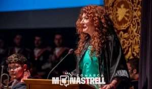 Manuela Garrido durante una intervención