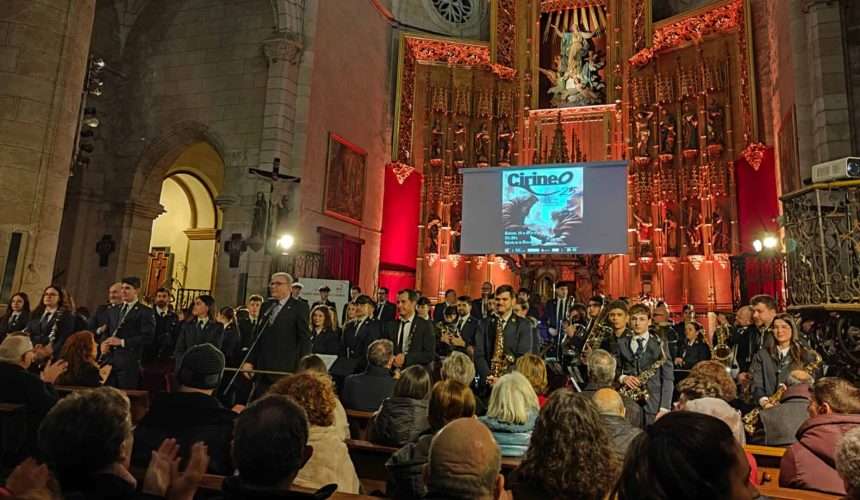 La UMSC de Hellín durante el concierto de 'Cirineo' 2025
