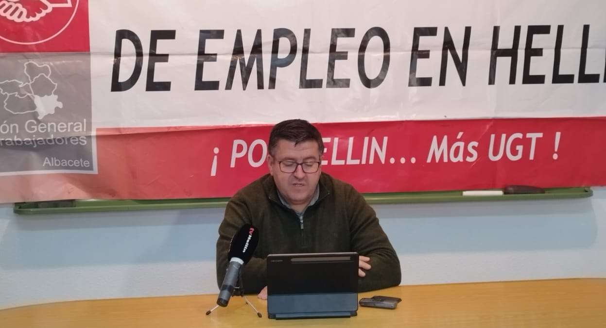 Secretario general de UGT Albacete, Francisco Javier González