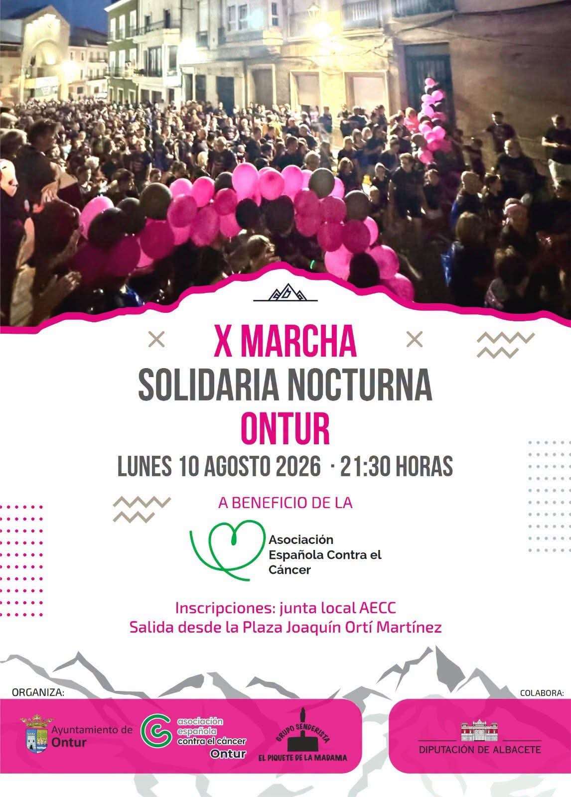 X Marcha Solidaria Nocturna Ontur