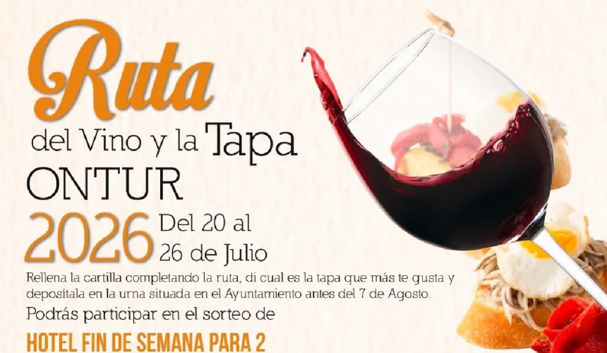 Ruta del vino y la tapa Ontur