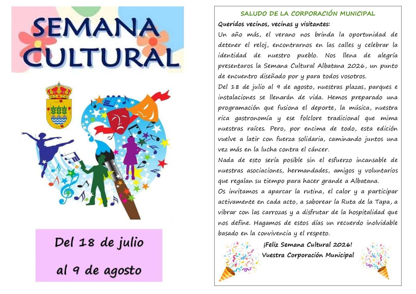 Semana Cultural Albatana 1
