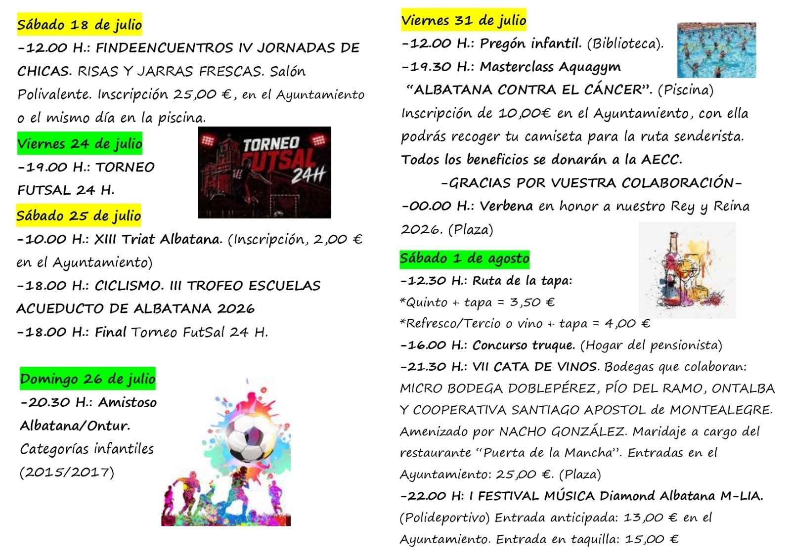 Semana Cultural Albatana 2
