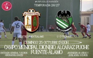 Cartel Atlético Fuente-Alamo UD Tobarra