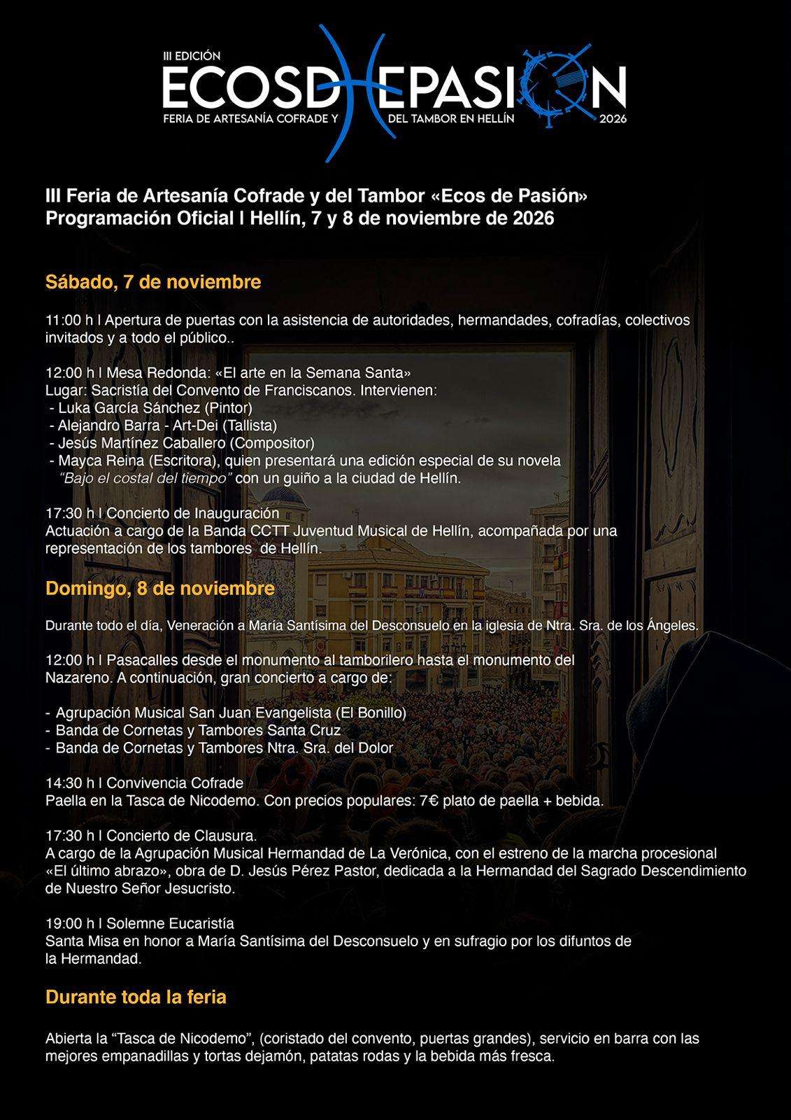 programacion ecos de pasion